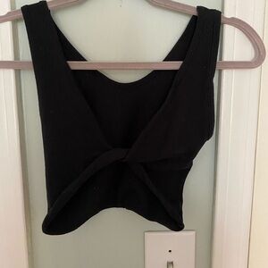 Urban outfitters black twist top size XS/S